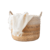 Rattan clothes basket