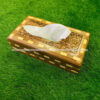 Craving Wooden Handicraft Tissue Box