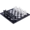 Marble Statue Chess Set Black & White 15''