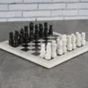 White & Black Chess Set 12'' (White Boarder)