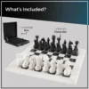 Black And White Chess Set 15''