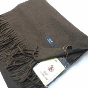 Plain Sky Cashmere Winter Stole for Women